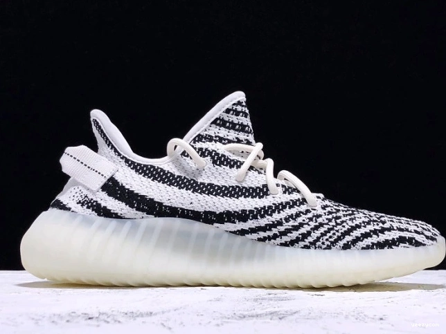 Zebra V2 White 350 CP9654 Yeezy Adidas Boost Black 0930